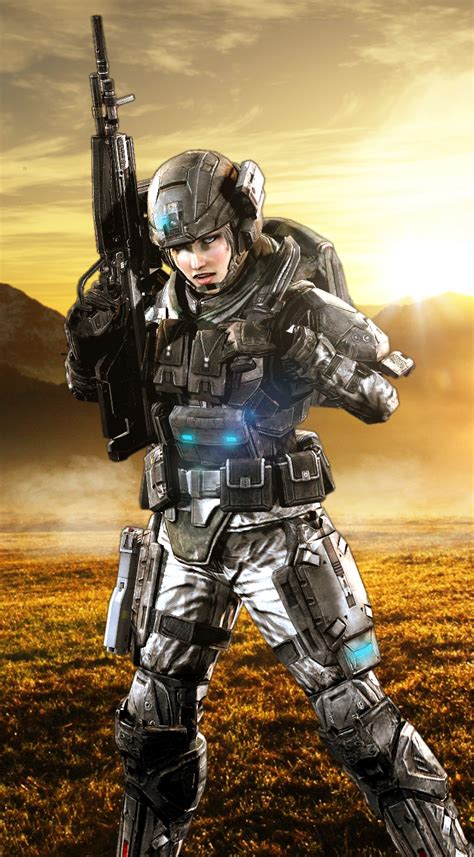 Unsc Female Trooper By Lordhayabusa357 On Deviantart Halo Armor