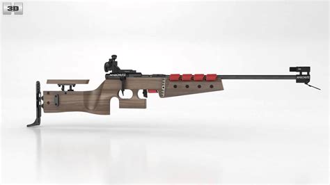 1827f Anschutz Biathlon Rifle By 3d Model Store Youtube