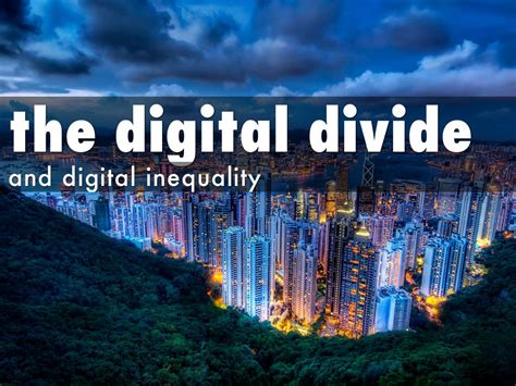 The digital divide refers to the gap between those able to benefit from the digital age and those who. The Digital Divide and Digital Inequality by Cindy