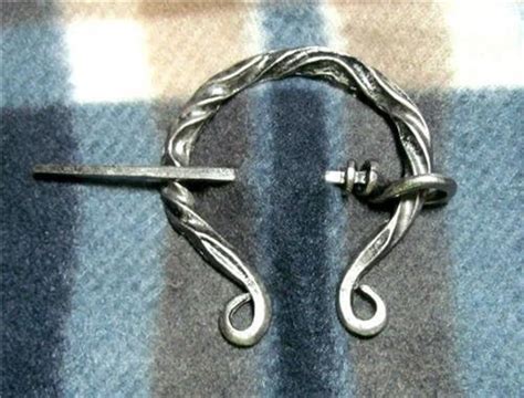 Celtic Cloak Pin 2 Penannular Brooch Antique Silver Tone Etsy