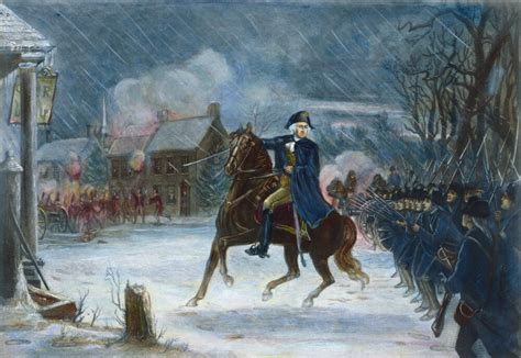 Posterazzi Battle Of Trenton 1776ngeneral George Washington Leading