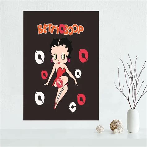 Nice Custom Betty Boop Canvas Poster Print Painting Art Wall Silk