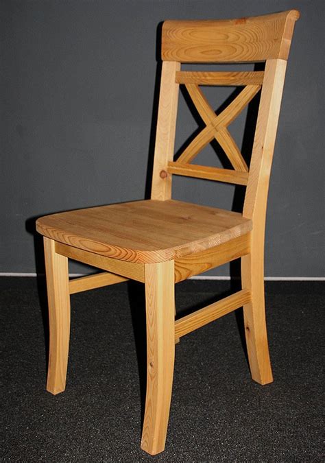 Grã¶ãÿe 17.14 x 9.27 x 7.87 mm. Massivholz Stuhl Fjord Holzstuhl Küchenstuhl Kiefer massiv ...