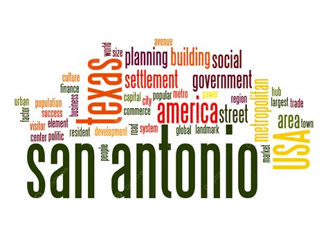 San Antonio Word Cloud Hub, San, People, Building PNG Transparent Image