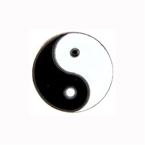 Yin Yang 1in Collectible Lapel Pin Ebay