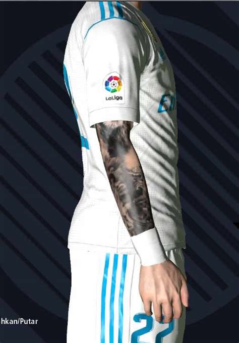 Ultigamerz Pes 2017 Isco Face Pack Tattoo