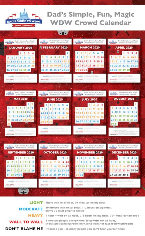 Wdw 2024 Crowd Calendar 2024 Printable Calendar Free Download And Print