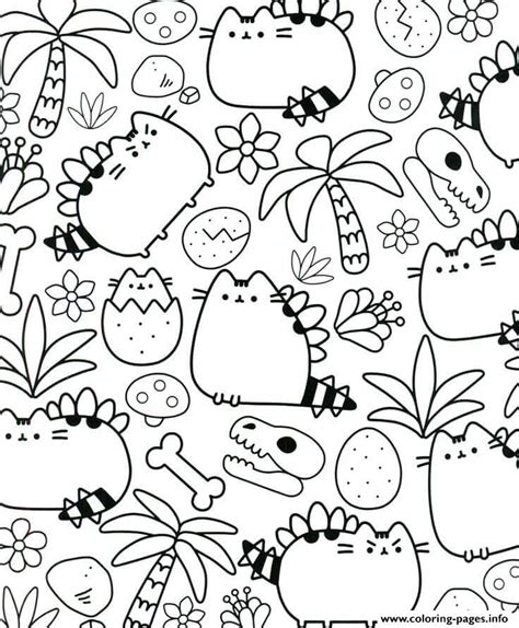 Print unicorn coloring pages for free and color our unicorn coloring! Pusheen Therapy For Adults Coloring Pages Printable