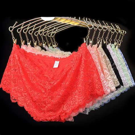 Lace Bow Floral Panties In Womens Panties From Underwear And Sleepwears