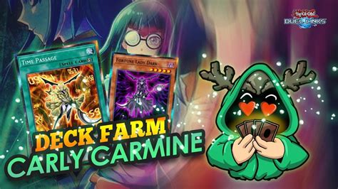 Deck De Farm Carly Carmine Lvl 40 Yu Gi Oh Duel Links Youtube