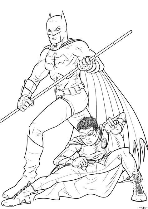 It was created in may 1939 by illustrator bob kane and writer bill finger. Batman and robin coloring pages to download and print for free