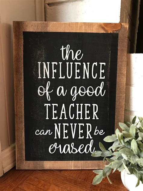 Teacher Sign | Teacher Gift | Teacher Appreciation | Teacher Decor | Farmhouse Sign | Teacher ...