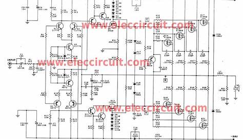 3000 watts amplifier circuit diagram