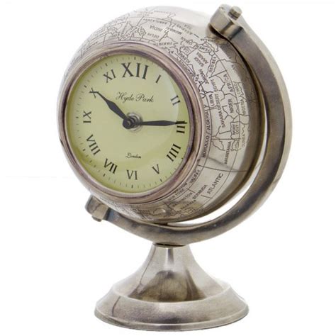 Small Round Globe Clock Clocks And Ts