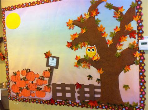 My Fall Bulletin Board That I Made At Work Love This Time Of Year