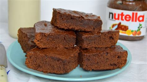 Platos y menús bajos en calorías. Brownie de Nutella ¡Con solo 3 ingredientes! | Cuuking ...
