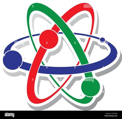 Vector Icon Of Atom Stock Vector Image And Art Alamy