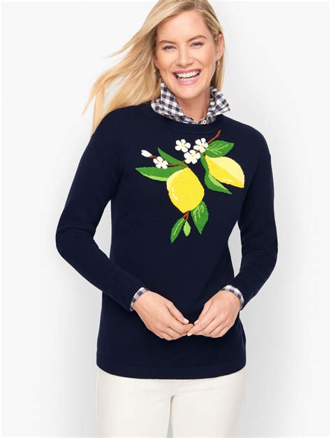 Talbots Lemon Sweater | Miss Mustard Seed