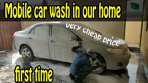 We have a new customer service number. Mobile Car wash service at home in Lahore Village - YouTube