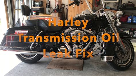 Harley Davidson Road King Oil Leak Fix Youtube