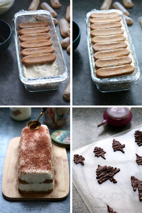 Tiramisu façon bûche de noël