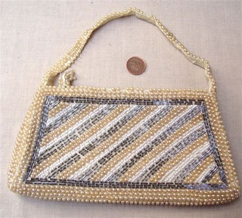 Vintage Beaded Clutch Purse Or Handbag Made In Japan Purses Bags