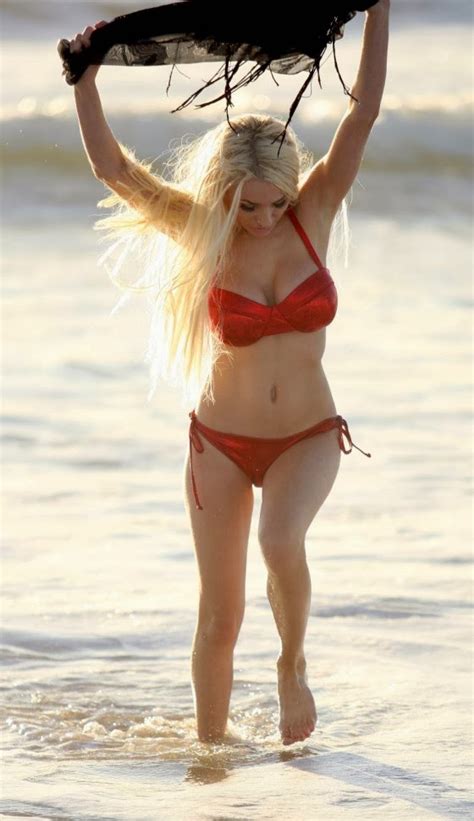 Courtney Stodden Red Bikini In Los Angeles Beach Celebrity Gossip