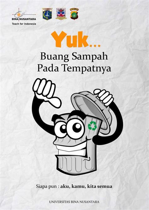 Contoh Poster Poster Tentang Lingkungan Buanglah Sampah Pada Tempatnya