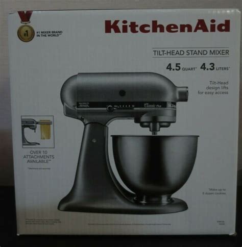 Kitchenaid Classic Stand Mixer Silver 45 Qt Model Ksm75sl Ebay