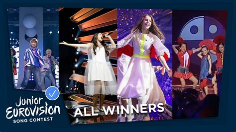 All Winners Of The Junior Eurovision Song Contest 2018 2003 Youtube