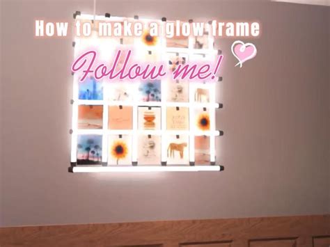 How To Make A Glow Frame In Bloxburg Video In 2022 Glow Frame