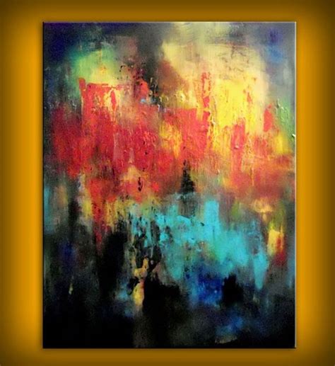 Abstract Oil Painting We Need Fun