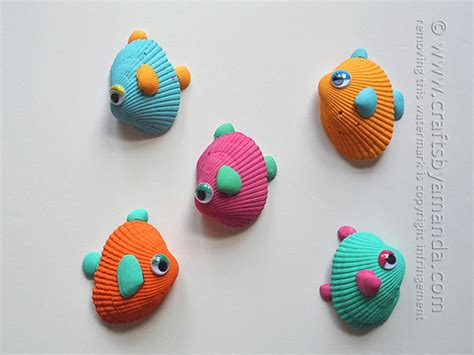 10 Seashell Crafts For Kids