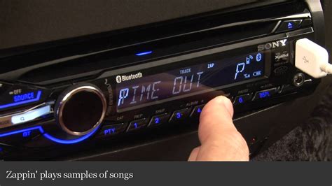 Sony Xplod MEX-BT3900U Car Receiver Display And Controls Demo