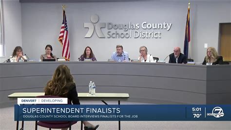 two dougco superintendent finalists interviewed by board
