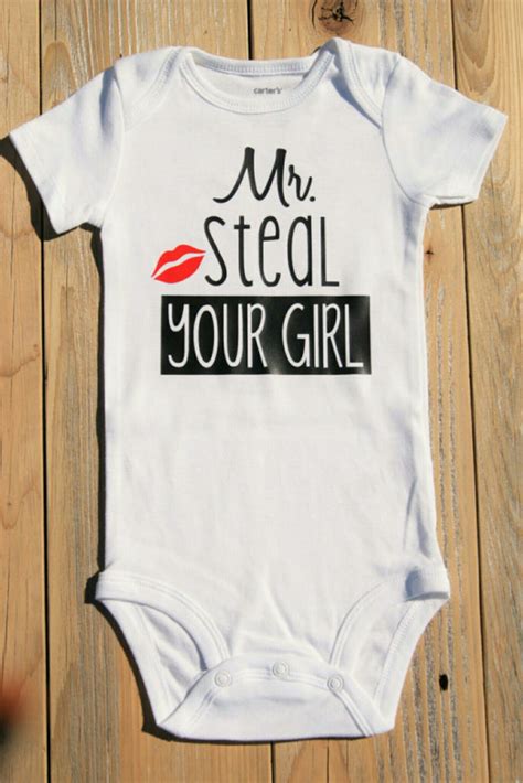 Mr Steal Your Girl Baby Boy Onesie Funny Baby Onesie Baby