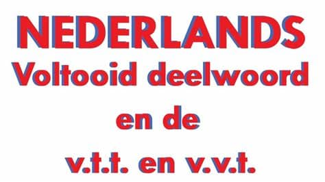 Maar ook in bijvoorbeeld luchtvaart, creatieve industrie. Nederlands: Voltooid deelwoord en de v.t.t. en v.v.t ...