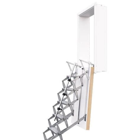 Supreme Vertical Heavy Duty Loft Ladder With Insulated Wall Access