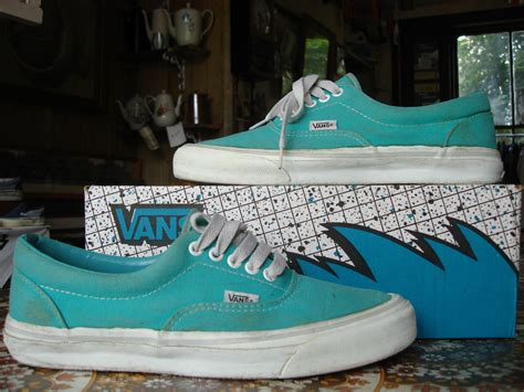 Theothersideofthepillow Vintage Vans Solid Turquoise