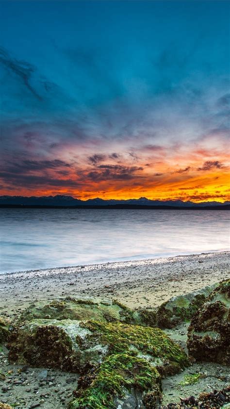 Beach During Sunset 4k Hd Nature Wallpapers Hd Wallpapers Id 42192