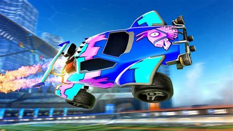 The Fortnite Battle Bus Drops Into Rocket Leagues Very