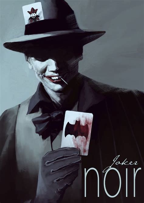 Villainous Film Noir Illustrations : batman villain