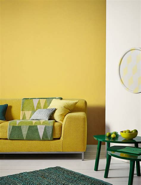 Mustard Jar Matt Standard Emulsion Crown Paints Yellow Walls
