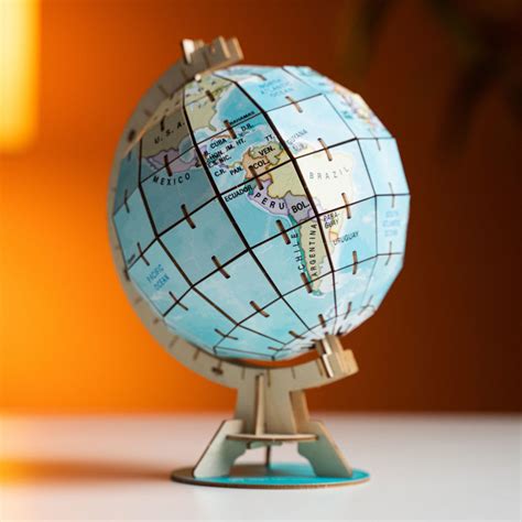 Introducing The All New 3d Wooden Globe Puzzle
