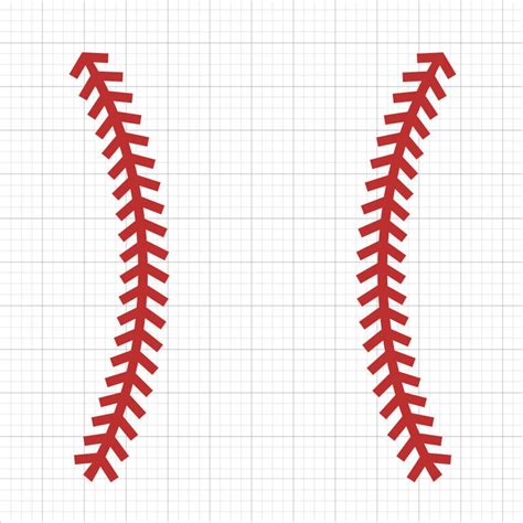 Baseball Stitches Baseball Stitches Svg Cut File Baseball Etsy