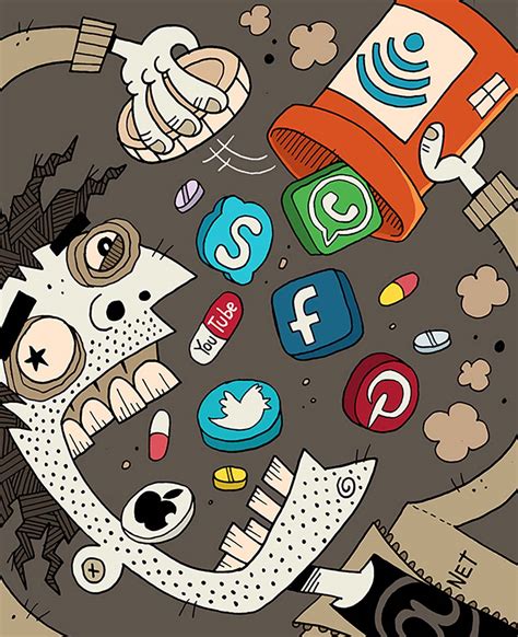 Social media is any digital tool that allows users to quickly create and share content with the public. Library of social media addiction image png files Clipart ...