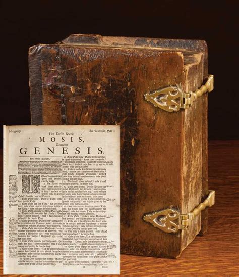 Sold At Auction Early 17th Century Dutch Bible Staten Generael O