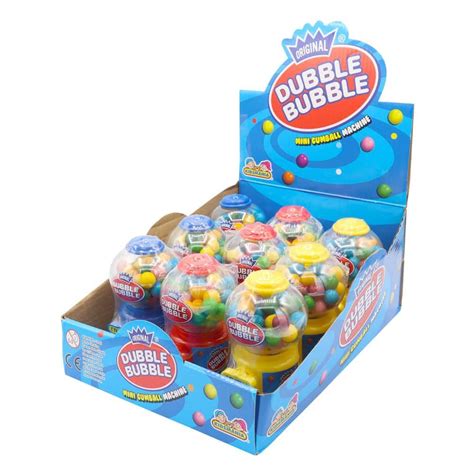 Original Dubble Bubble Mini Gumball Machine 40g Duncans Sweet Shop