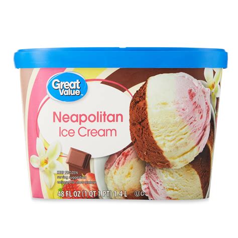 Great Value Neapolitan Ice Cream 48 Fl Oz Walmart Com