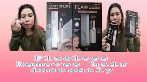 Flawless Hair Removes Instantly Pain Free Youtube